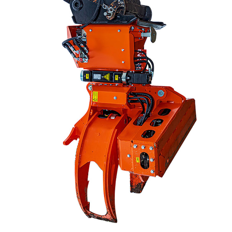 Grapple saw attachment isolated product image on clean background