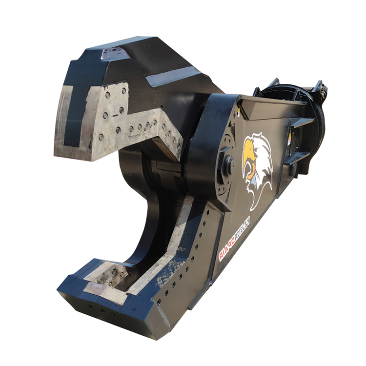 hydraulic shear attachment front angle product image on clean background