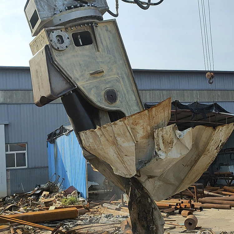vehicle dismantling shear open jaw front angle