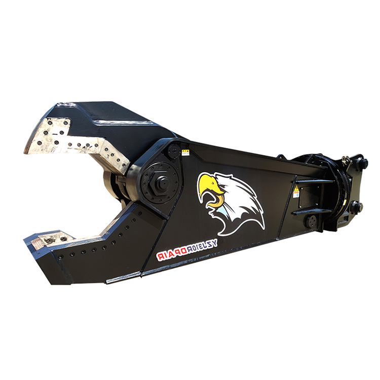 demolition shear attachment angle product image on plain background