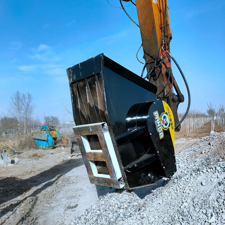 excavator crusher bucket attachment product photo