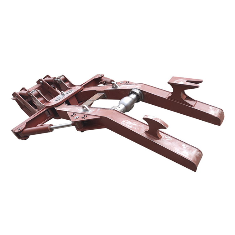 car dismantling holding frame isolated view