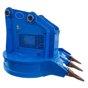 hydraulic scrap magnet with teeth angled product view