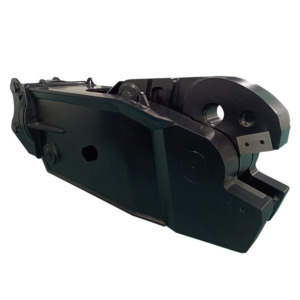 rail shear front side view excavator attachment