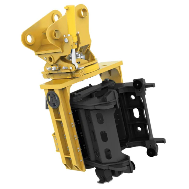 side clamp vibratory hammer product rendering