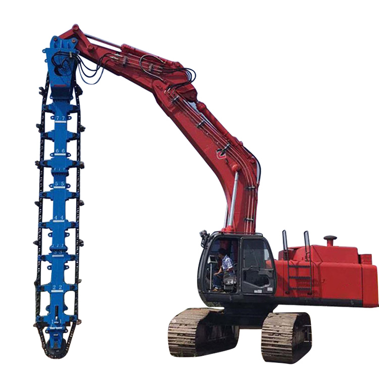 Excavator Mixing Attachment isolated on white background