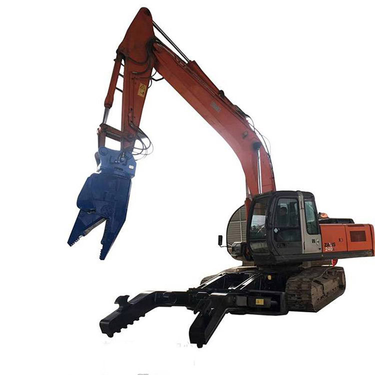 hold-down arm excavator full machine view
