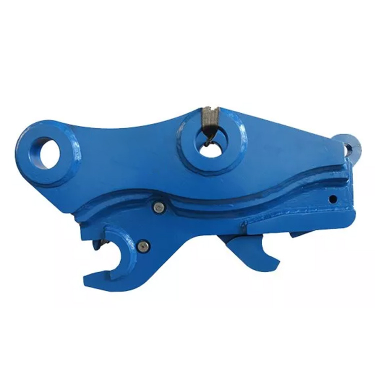 blue hydraulic quick coupler for excavator