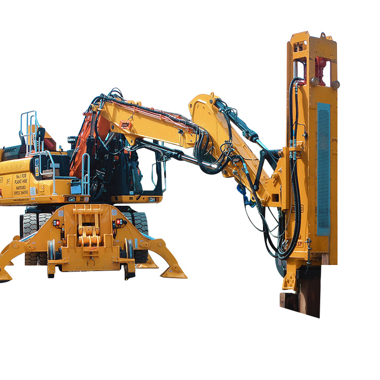 Vibratory pile driver attachment for sheet pile installation