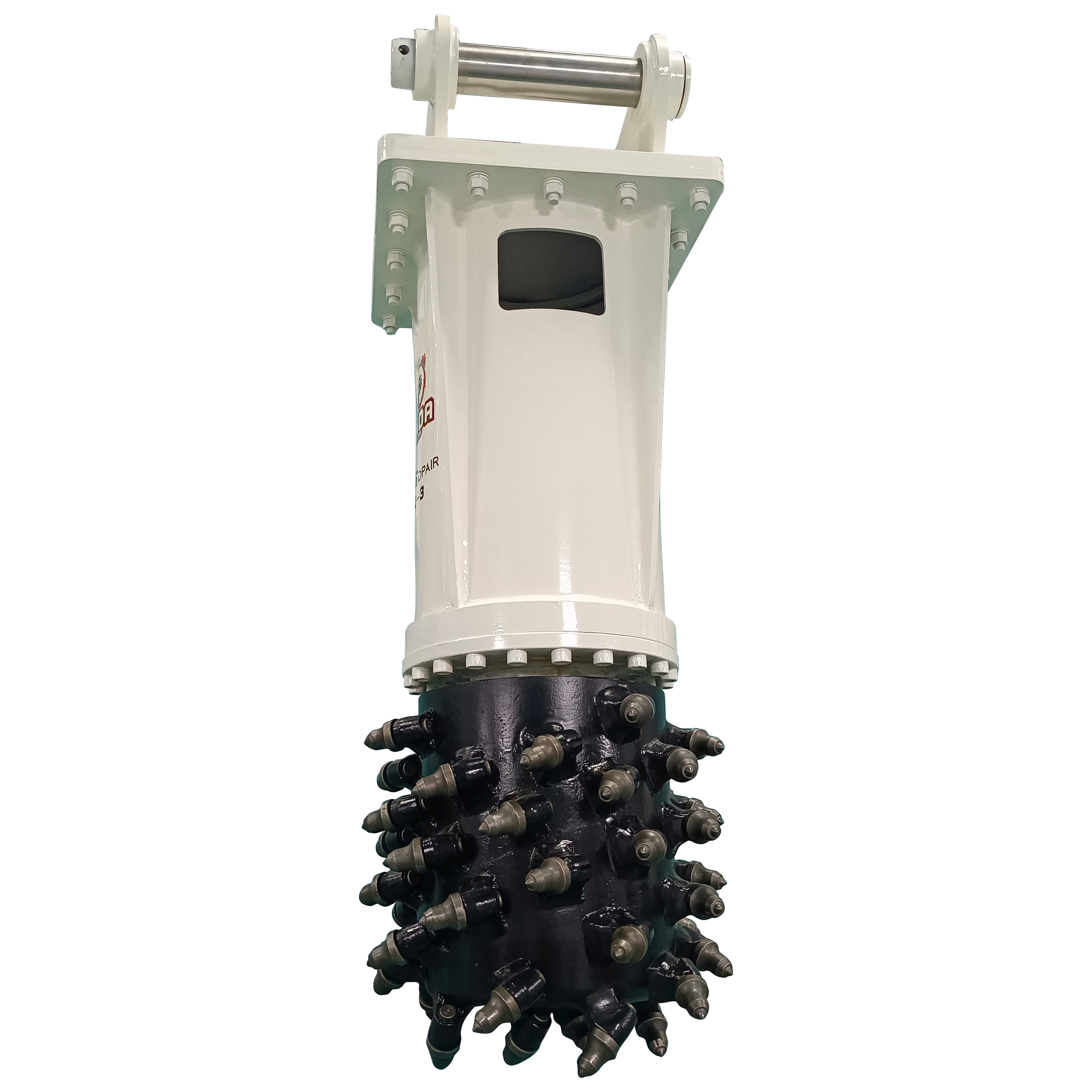 hydraulic drum cutter front view product image