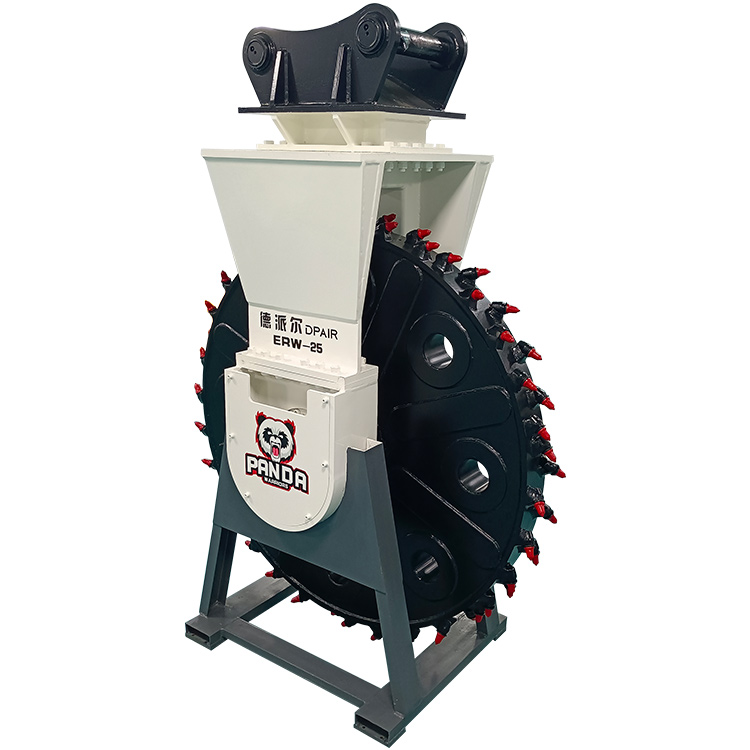 milling wheel right front view