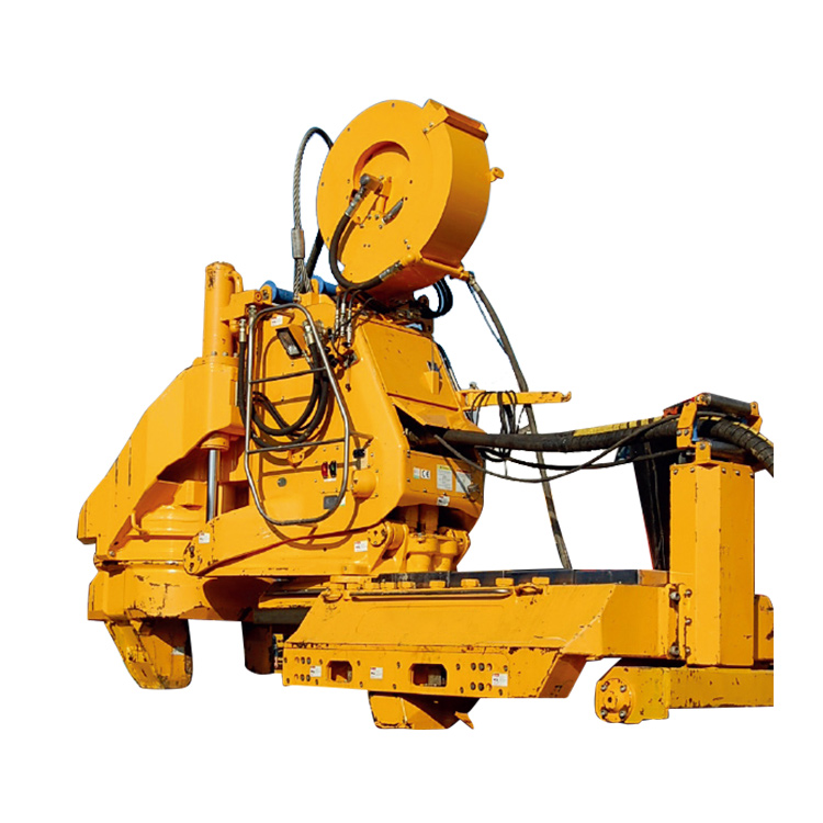 Push-Pull Silent Piler with hydraulic hose reel for sheet pile pressing and extraction