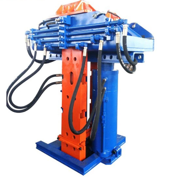 Hydraulic pile puller machine for controlled steel pile extraction