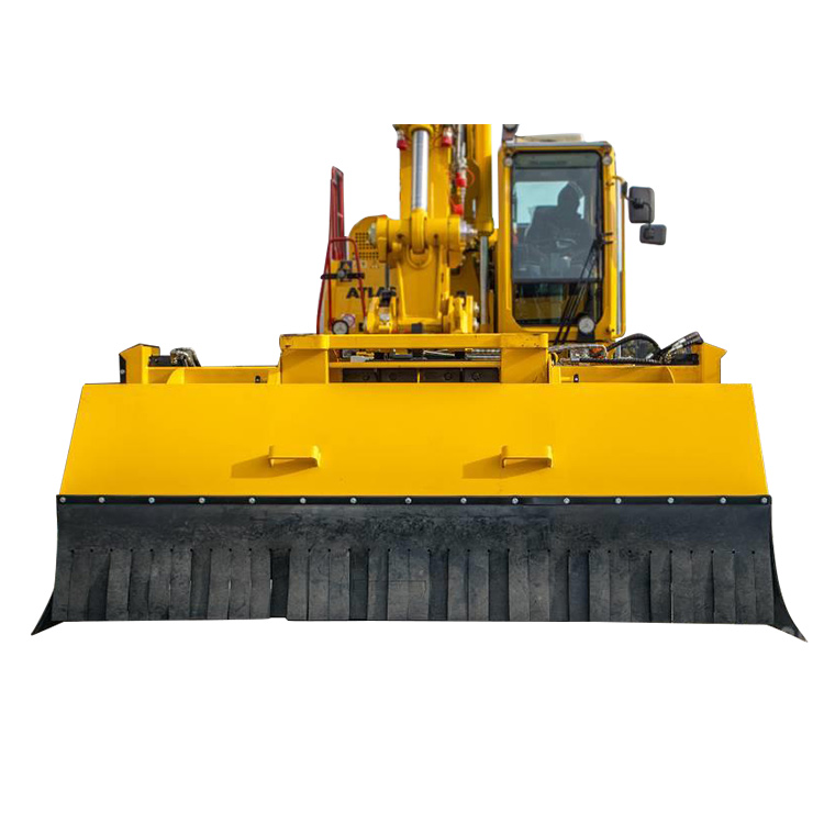 Ballast Regulator Attachment front view railway cleanup head