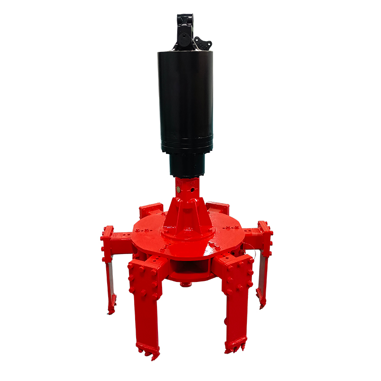 front product view heavy-duty manhole cutter attachment