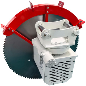 rock saw attachment top front detail image