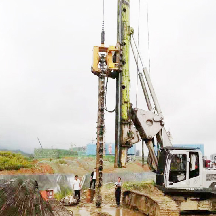 TRD Method Machine operating on foundation site