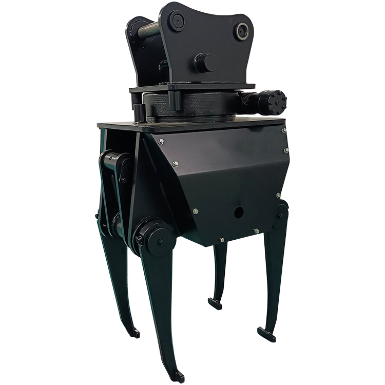 hydraulic ballast tamper attachment front angle view