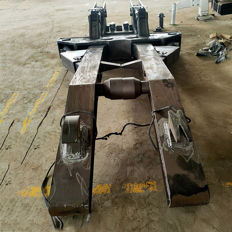 vehicle holding arm front structure