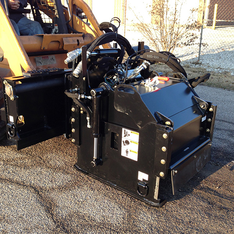 skid steer cold planer attachment for asphalt repair