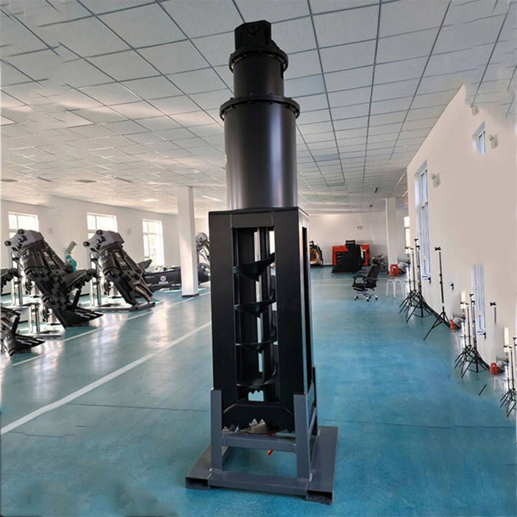 Spiral Square Drilling Machine full view in factory showroom