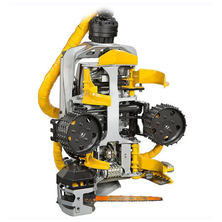 Cut-to-length harvester head lower view Harvester head cutting area product image